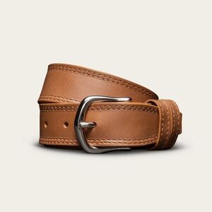 NEW NWT tecovas womens cowhide bovine belt xs caramel light tan leather western